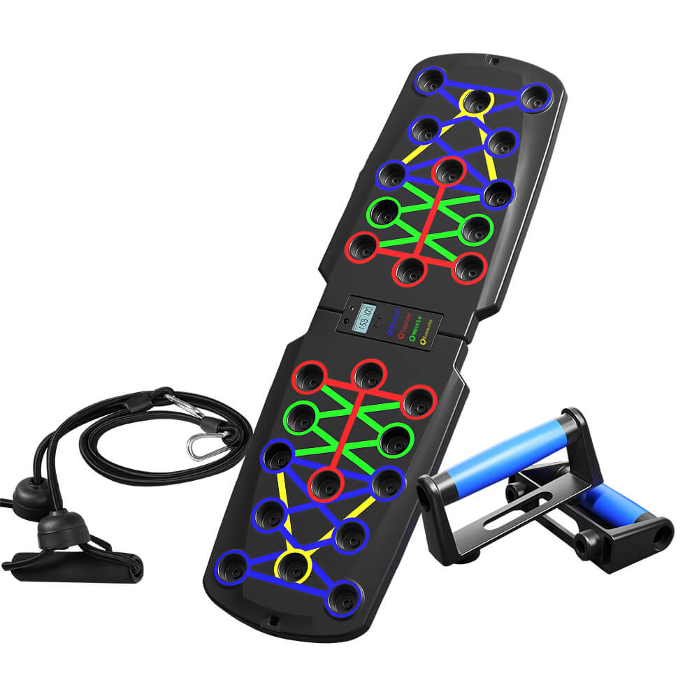 Push Up Board with Automatic Counter, Foldable Home Workout Training Kit