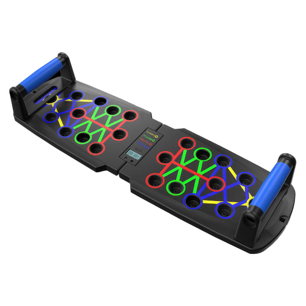 Push Up Board with Automatic Counter, Foldable Home Workout Training Kit