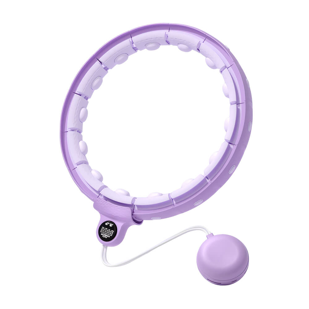 14-Level Adjustable Smart Hula Hoop with Counter for Home Fitness
